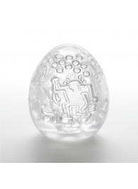 Мастурбатор-яйцо Keith Haring EGG DANCE - Tenga - в Новокуйбышевске купить с доставкой