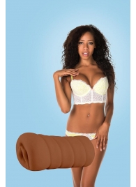 Коричневый мастурбатор-вагина BRIANNA - Dream Toys - в Новокуйбышевске купить с доставкой