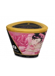Массажная свеча Rose Petals с ароматом розы - 170 мл. - Shunga - купить с доставкой в Новокуйбышевске