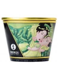Массажная свеча Exotic Green Tea с ароматом зелёного чая - 170 мл. - Shunga - купить с доставкой в Новокуйбышевске