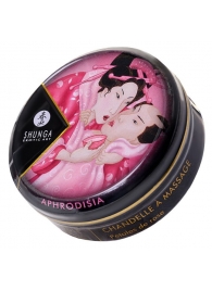 Массажная свеча Rose Petals с ароматом розы - 30 мл. - Shunga - купить с доставкой в Новокуйбышевске