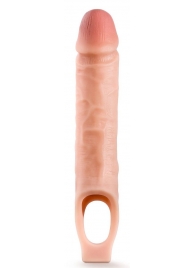 Телесная насадка на пенис 10 Inch Cock Sheath Extender - 25 см. - Blush Novelties - в Новокуйбышевске купить с доставкой