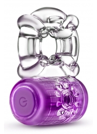 Фиолетовое эрекционное виброкольцо One Night Stand Vibrating C-Ring - Blush Novelties - в Новокуйбышевске купить с доставкой
