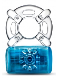Синее эрекционное виброкольцо One Night Stand Vibrating C-Ring - Blush Novelties - в Новокуйбышевске купить с доставкой