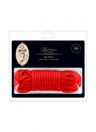 Красная веревка для фиксации - 10 м. - Sweet Caress - купить с доставкой в Новокуйбышевске