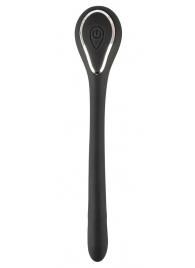 Черный гибкий уретральный стимулятор с вибрацией Vibrating Bendable Dilator - 13,5 см. - Orion - купить с доставкой в Новокуйбышевске