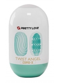 Бирюзовый мастурбатор-яйцо Twist Angel - Baile - в Новокуйбышевске купить с доставкой