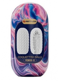 Мастурбатор в форме яйца Coquettish Balls - Baile - в Новокуйбышевске купить с доставкой