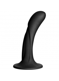 Черная изогнутая насадка Vac-U-Lock G-Spot - 16,5 см. - Doc Johnson - купить с доставкой в Новокуйбышевске