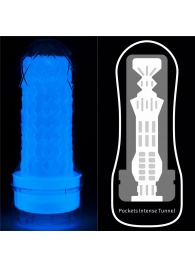 Светящийся в темноте мастурбатор Lumino Play Masturbator Pocketed - Lovetoy - в Новокуйбышевске купить с доставкой