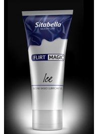 Силиконовая гель-смазка FLIRT MAGIC Ice с лёгким пролонгирующим эффектом - 75 мл. - Sitabella - купить с доставкой в Новокуйбышевске