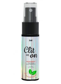 Клиторальный возбуждающий спрей Clit Me On Peppermint - 12 мл. - INTT - купить с доставкой в Новокуйбышевске