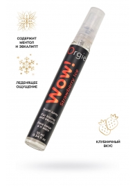 Оральный спрей ORGIE Wow! Strawberry Ice Blowjob Spray с охлаждающим и возбуждающим эффектом - 10 мл. - ORGIE - купить с доставкой в Новокуйбышевске