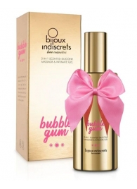 Гель с ароматом жвачки Bubblegum 2-in-1 Scented Silicone Massage And Intimate Gel - 100 мл. - Bijoux Indiscrets - купить с доставкой в Новокуйбышевске