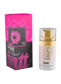 Возбуждающий гель Golden Chups с малиновым ароматом - 17 мл. - INTT - купить с доставкой в Новокуйбышевске