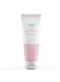 Лубрикант на водной основе Vibe Sensation с клубничным вкусом и легким вибрирующим эффектом - 50 гр. - INTT - купить с доставкой в Новокуйбышевске
