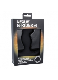 Черный вибромассажер простаты Nexus G-Rider+ - 12,6 см. - Nexus Range - в Новокуйбышевске купить с доставкой