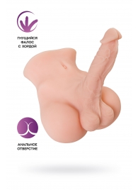 Мастурбатор с фаллосом Manuel - ToyFa - в Новокуйбышевске купить с доставкой