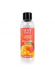 Массажное масло Sexy Sweet Juicy Mango с феромонами и ароматом манго - 75 мл. - Биоритм - купить с доставкой в Новокуйбышевске