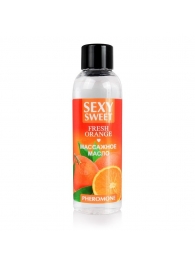 Массажное масло Sexy Sweet Fresh Orange с ароматом апельсина и феромонами - 75 мл. - Биоритм - купить с доставкой в Новокуйбышевске