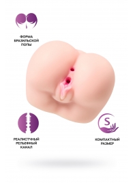 Реалистичный мастурбатор Paula с 2 любовными тоннелями - ToyFa - в Новокуйбышевске купить с доставкой