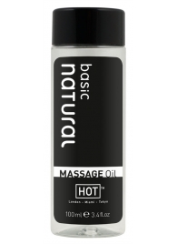 Массажное масло для тела Natural Basic - 100 мл. - HOT - купить с доставкой в Новокуйбышевске