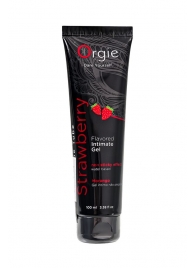 Интимный гель на водной основе Lube Tube Strawberry с клубничным вкусом - 100 мл. - ORGIE - купить с доставкой в Новокуйбышевске