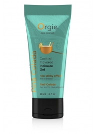 Съедобный интимный гель Orgie Lube Tube Cocktail Pina Colada - 50 мл. - ORGIE - купить с доставкой в Новокуйбышевске