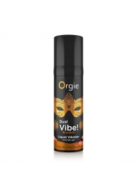 Съедобный гель Dual Vibe Sex On The Beach с эффектом вибрации и вкусом коктейля «секс на пляже» - 15 мл. - ORGIE - купить с доставкой в Новокуйбышевске