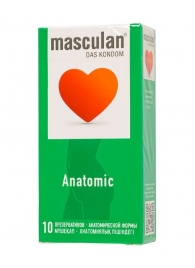 Презервативы анатомической формы Masculan Anatomic - 10 шт. - Masculan - купить с доставкой в Новокуйбышевске