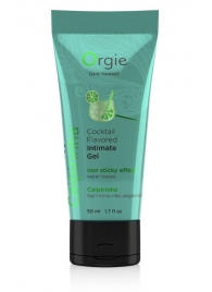 Съедобный интимный гель Orgie Lube Tube Cocktail Caipirinha - 50 мл. - ORGIE - купить с доставкой в Новокуйбышевске