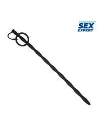 Черный стимулятор уретры Sex Expert - Sex Expert - купить с доставкой в Новокуйбышевске