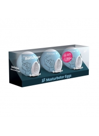 Набор из 3 мастурбаторов-яиц Satisfyer Savage - Satisfyer - в Новокуйбышевске купить с доставкой