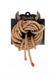 Джутовая веревка для шибари - 5 м. - Pecado - купить с доставкой в Новокуйбышевске