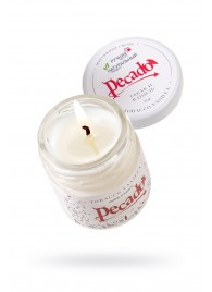 Массажная свеча Tobacco Vanilla - 35 мл. - Pecado - купить с доставкой в Новокуйбышевске