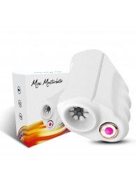 Белый вибромастурбатор Mini Masturbator - Silicone Toys - в Новокуйбышевске купить с доставкой