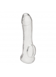 Прозрачная насадка на пенис Transparent Penis Enhancing Sleeve Extension - 15,9 см. - BlueLine - в Новокуйбышевске купить с доставкой