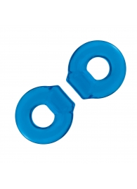Комплект из двух колец для пениса 2-Pack Ultra-Stretch Stamina Endurance Ring - BlueLine - в Новокуйбышевске купить с доставкой