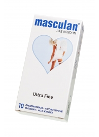 Ультратонкие презервативы Masculan Ultra Fine с обильной смазкой - 10 шт. - Masculan - купить с доставкой в Новокуйбышевске