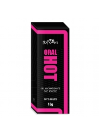Гель для оральных ласк Oral Hot с согревающим эффектом - 15 гр. - HotFlowers - купить с доставкой в Новокуйбышевске