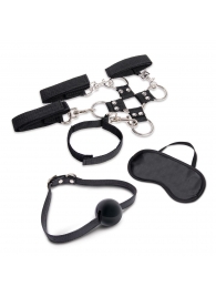 Набор для фиксации из 7 предметов Hogtie   Ball Gag Kit - Lux Fetish - купить с доставкой в Новокуйбышевске