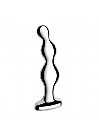 Стальной анальный фаллоимитатор для простаты Stainless Steel Anal Beads - 13 см. - b-Vibe - в Новокуйбышевске купить с доставкой