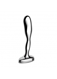 Стальной стимулятор простаты Stainless Steel Prostate Plug - 11,5 см. - b-Vibe - в Новокуйбышевске купить с доставкой