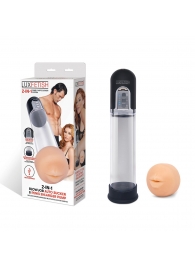 Автоматическая вакуумная помпа-мастурбатор Blowjob Auto Sucker Penis Enlarger Pump - Lux Fetish - в Новокуйбышевске купить с доставкой