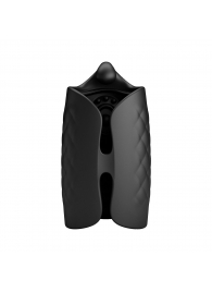 Черный мастурбатор с вибростимуляцией головки Black Glans Trainer - Baile - в Новокуйбышевске купить с доставкой