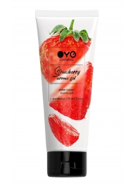 Лубрикант на водной основе OYO Aroma Gel Strawberry с ароматом клубники - 75 мл. - OYO - купить с доставкой в Новокуйбышевске