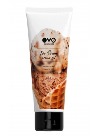 Лубрикант на водной основе OYO Aroma Gel Ice Cream с ароматом пломбира - 75 мл. - OYO - купить с доставкой в Новокуйбышевске