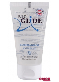 Вагинальная смазка на водной основе JUSTGLIDE - 50 мл. - Orion - купить с доставкой в Новокуйбышевске