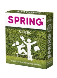 Классические презервативы SPRING CLASSIC - 3 шт. - SPRING - купить с доставкой в Новокуйбышевске