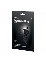 Черный мешочек для хранения игрушек Treasure Bag L - Satisfyer - купить с доставкой в Новокуйбышевске